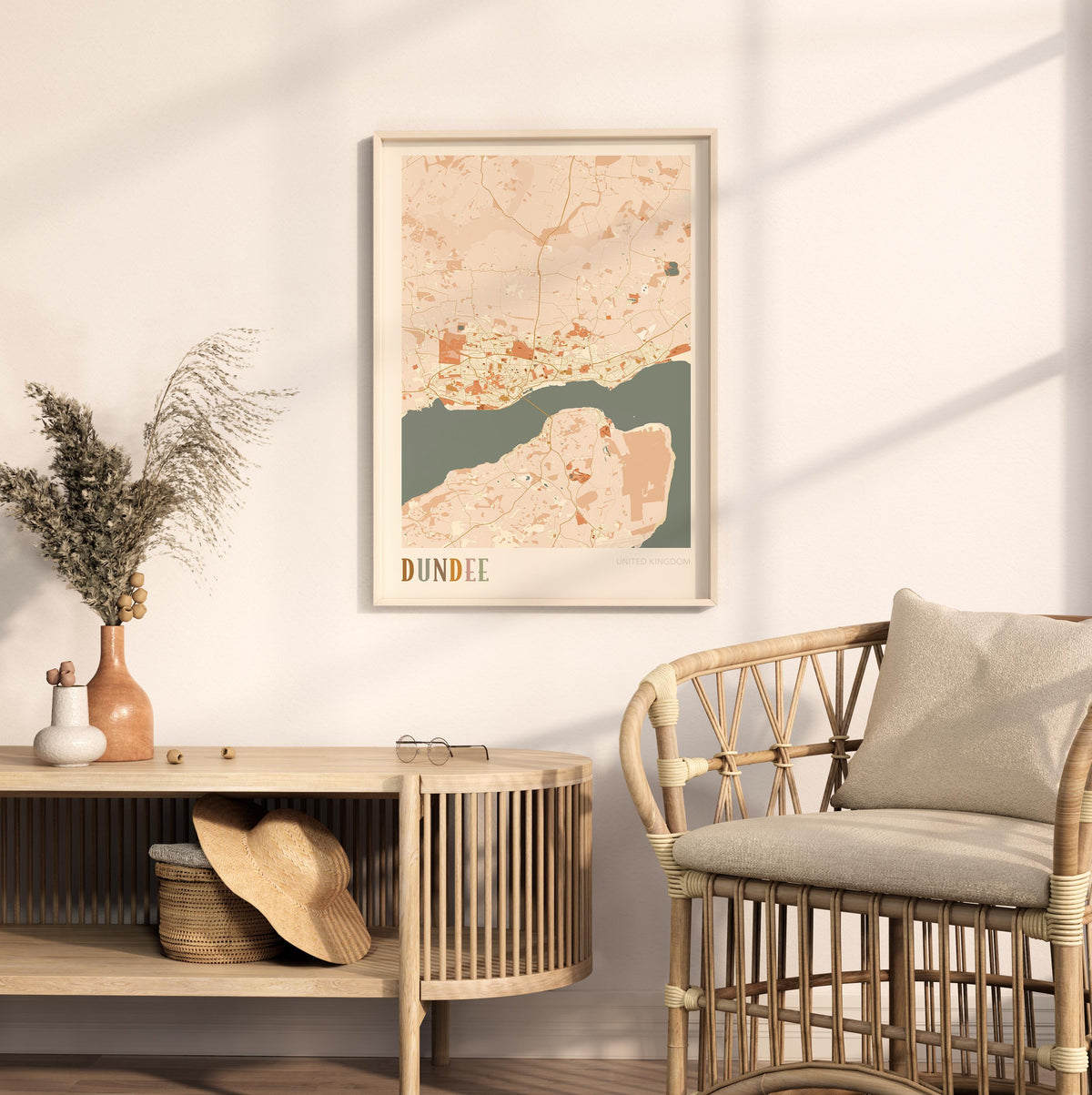 dundee, united kingdom map poster - image 3