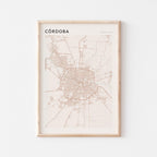 cordoba, argentina map poster - image 1