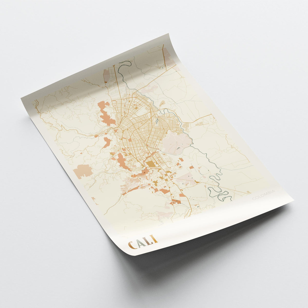 cali, colombia map poster - image 3