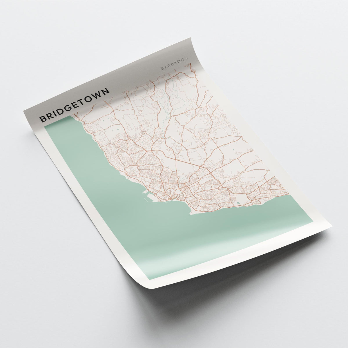 bridgetown, barbados map poster - image 4