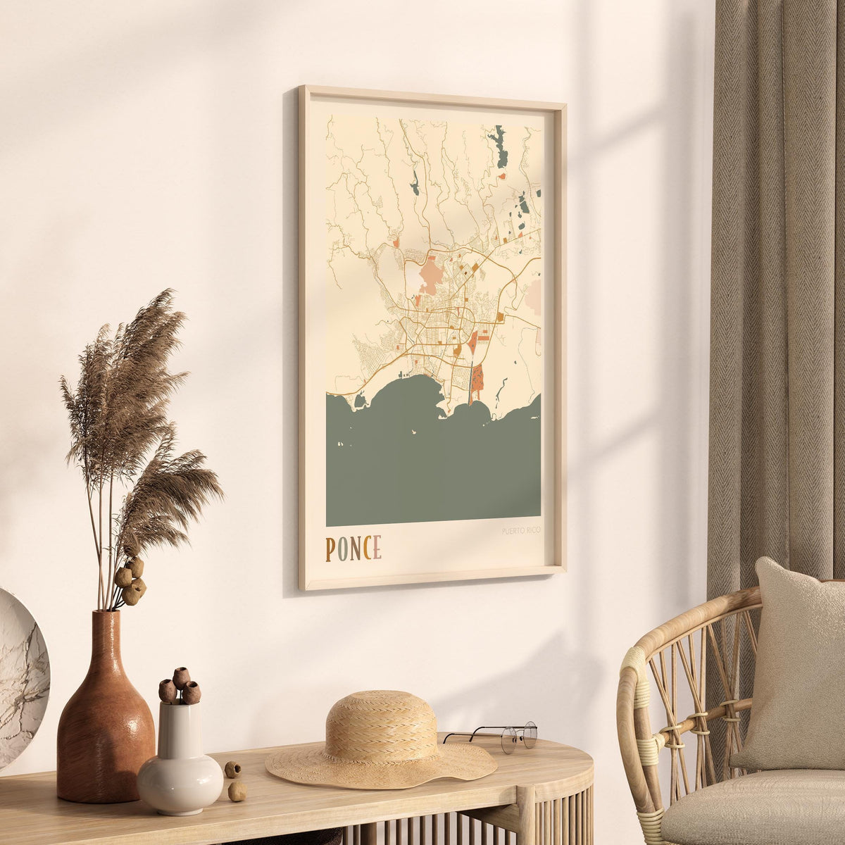 ponce, united states map poster - image 2