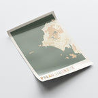 preah sihanouk, cambodia map poster - image 4
