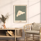 easter island, chile map poster - image 3
