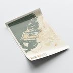 abu dhabi, united arab emirates map poster - image 4