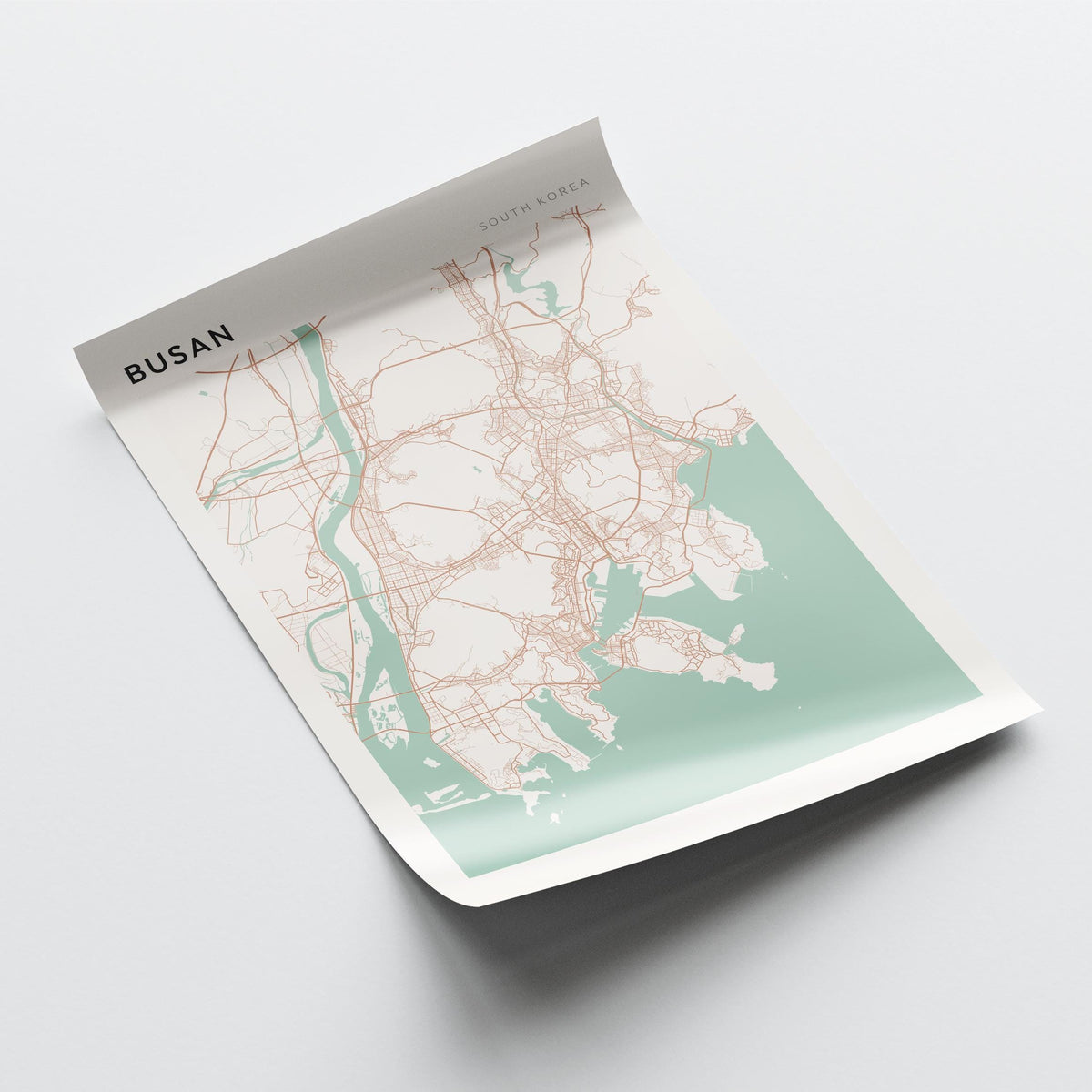 busan, south korea map poster - image 4
