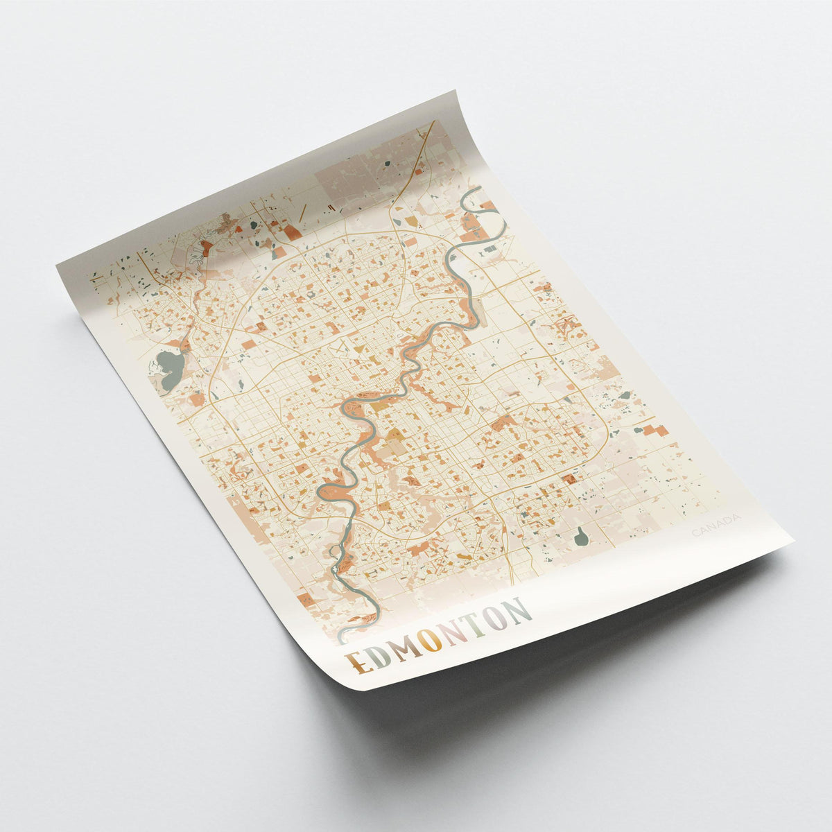 edmonton, alberta map poster - image 4