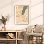 geneva switzerland map poster - image 3
