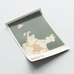 sozopol bulgaria map poster - image 4