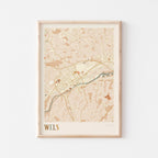 wels austria map poster - image 1