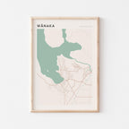 wanaka, new zealand map poster - image 1