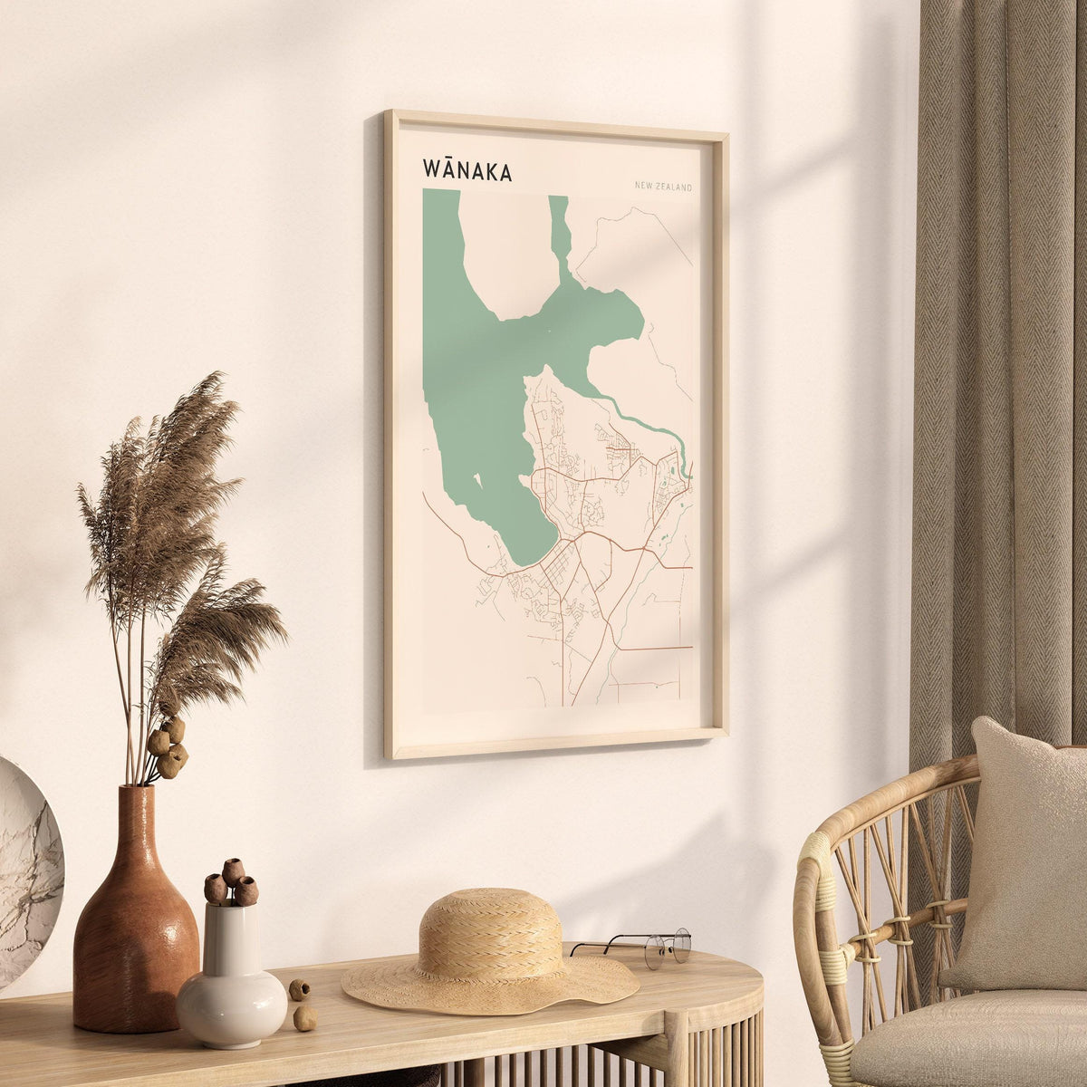 wanaka, new zealand map poster - image 2