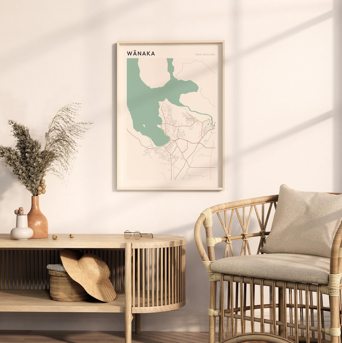 wanaka, new zealand map poster - image 3