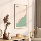 amalfi italy map poster - image 2