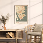 macau, china map poster - image 3