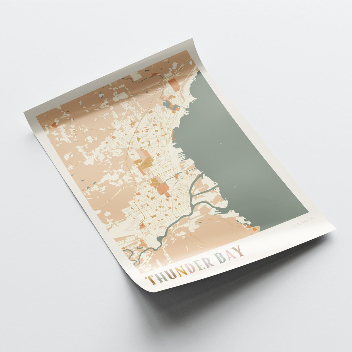 thunder bay, ontario map poster - image 4