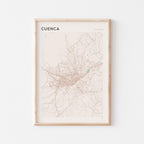 cuenca, ecuador map poster - image 1