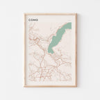 como italy map poster - image 1