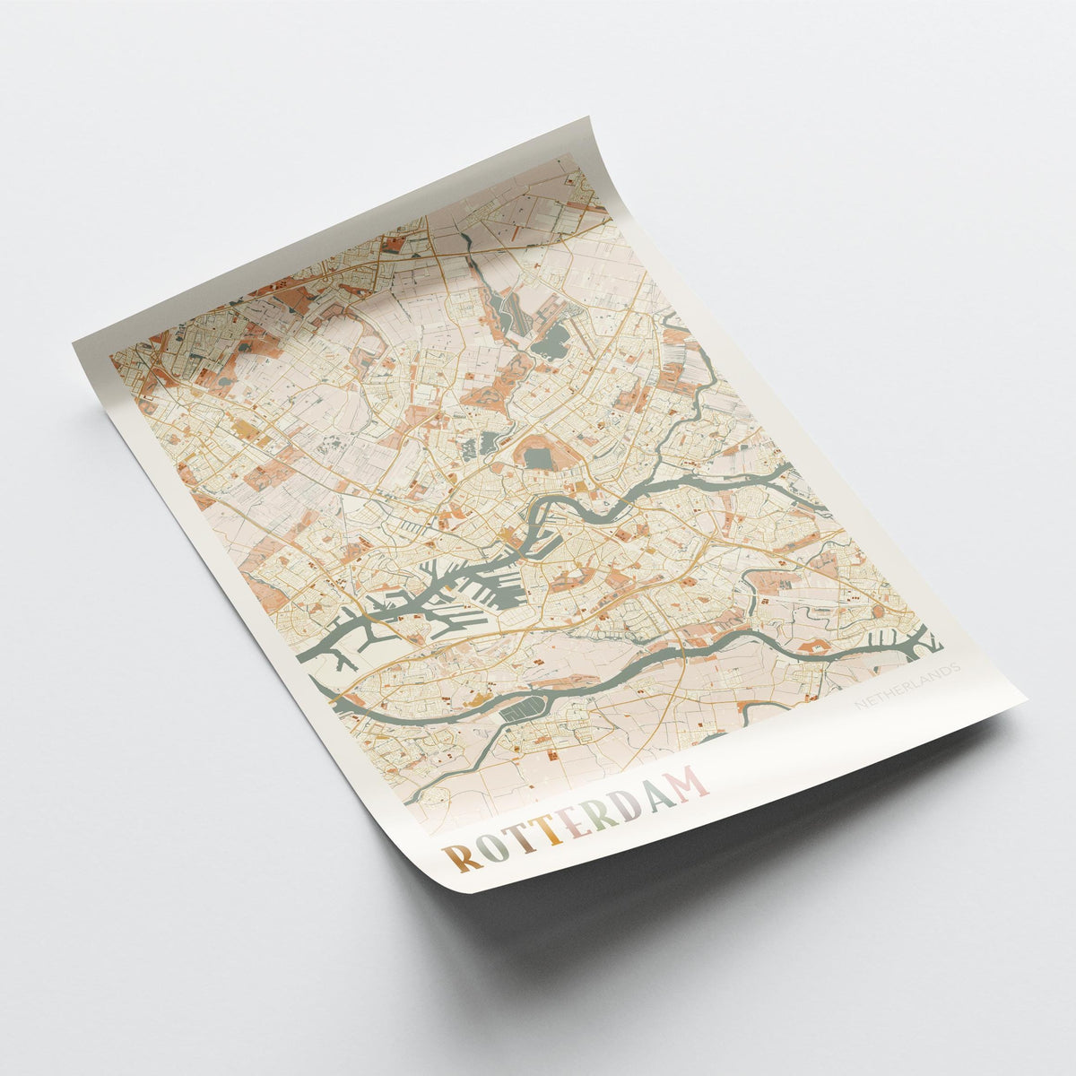 rotterdam netherlands map poster - image 4