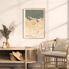 san juan, united states map poster - image 3