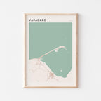 varadero, cuba map poster - image 1