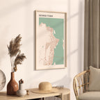 george town, malaysia map poster - image 2