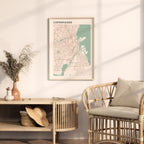 copenhagen denmark map poster - image 3