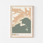 ushuaia, argentina map poster - image 1