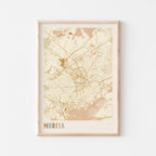 murcia spain map poster - image 1