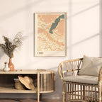 como italy map poster - image 3