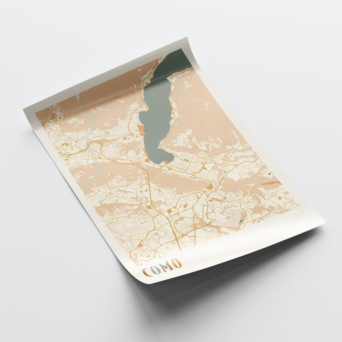 como italy map poster - image 4