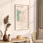 port-au-prince, haiti map poster - image 2
