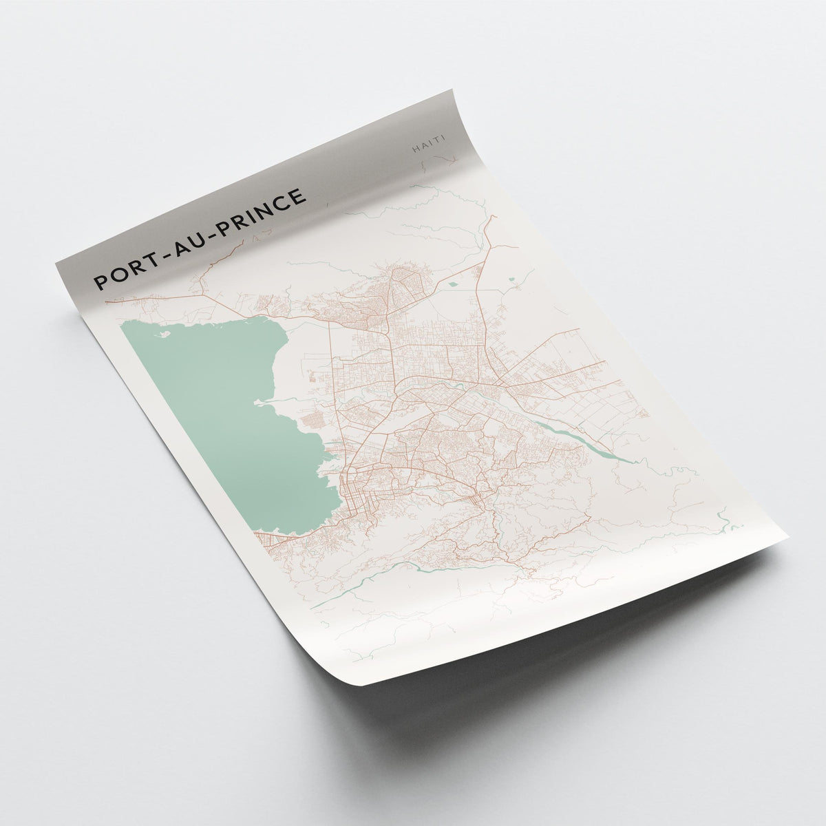 port-au-prince, haiti map poster - image 4