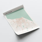 fortaleza, brazil map poster - image 4