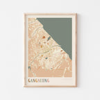 gangneung, south korea map poster - image 1