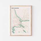 rovaniemi finland map poster - image 1