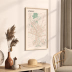 utrecht netherlands map poster - image 2