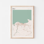 dili, timor leste map poster - image 1