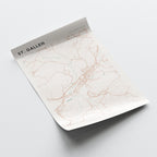 st gallen switzerland map poster - image 4