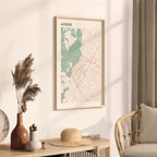 aveiro portugal map poster - image 2