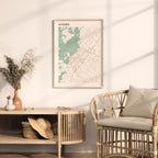 aveiro portugal map poster - image 3