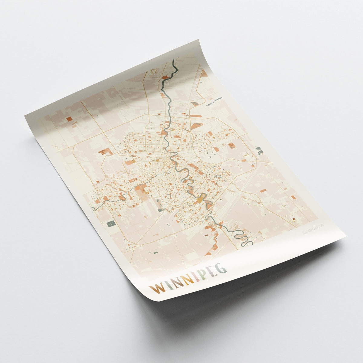 winnipeg, manitoba map poster - image 4