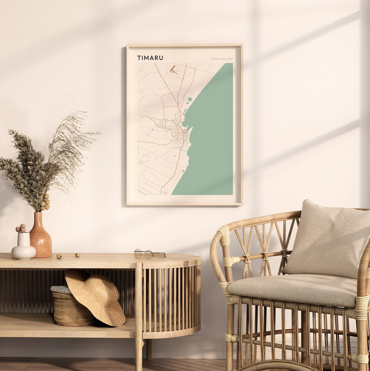 timaru, new zealand map poster - image 3