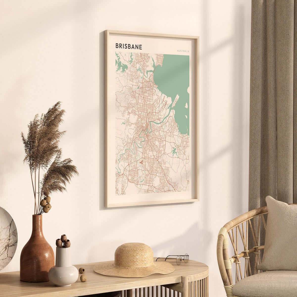 brisbane, australia map poster - image 2