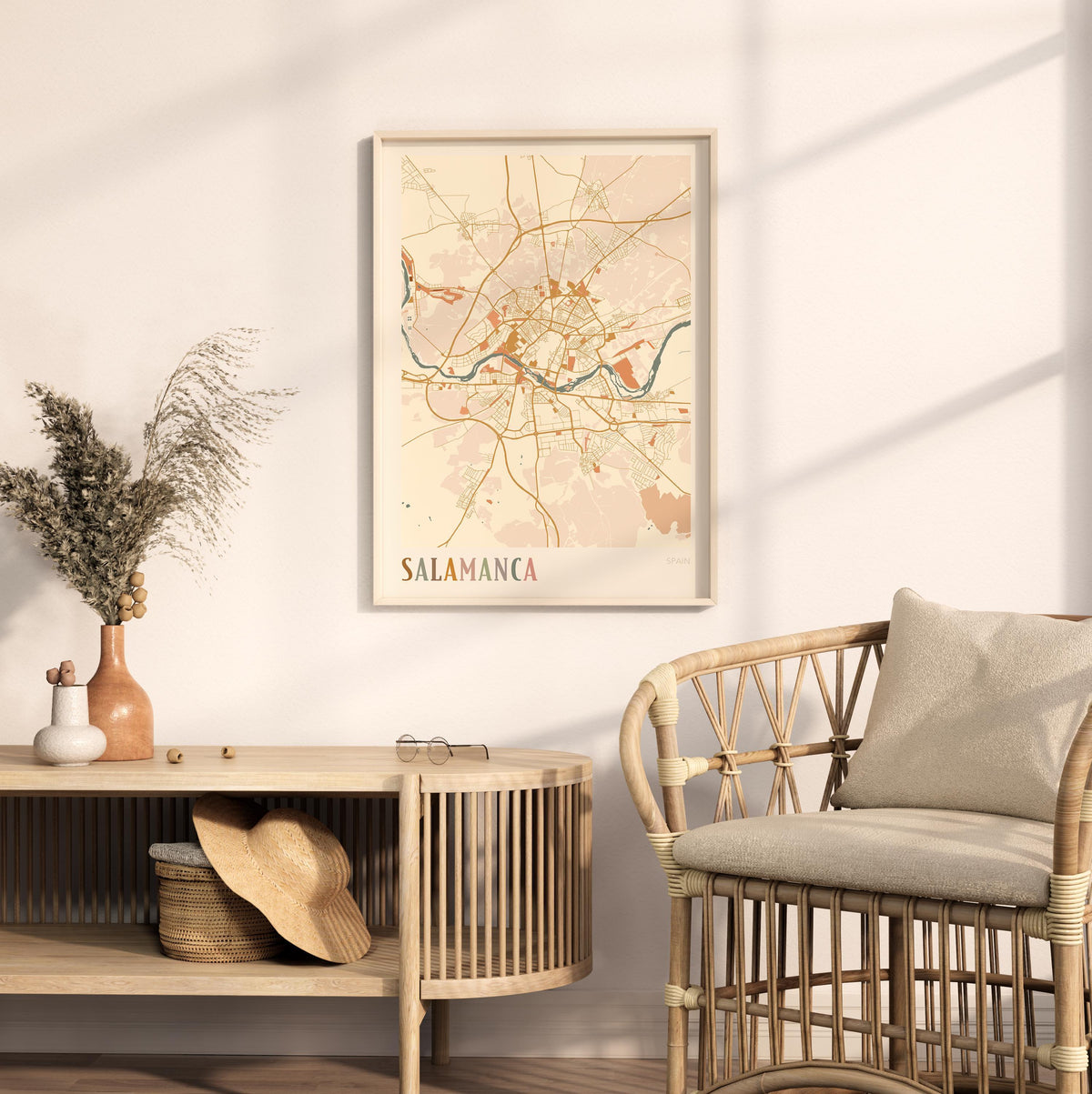 salamanca spain map poster - image 3