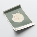 gran canaria spain map poster - image 4