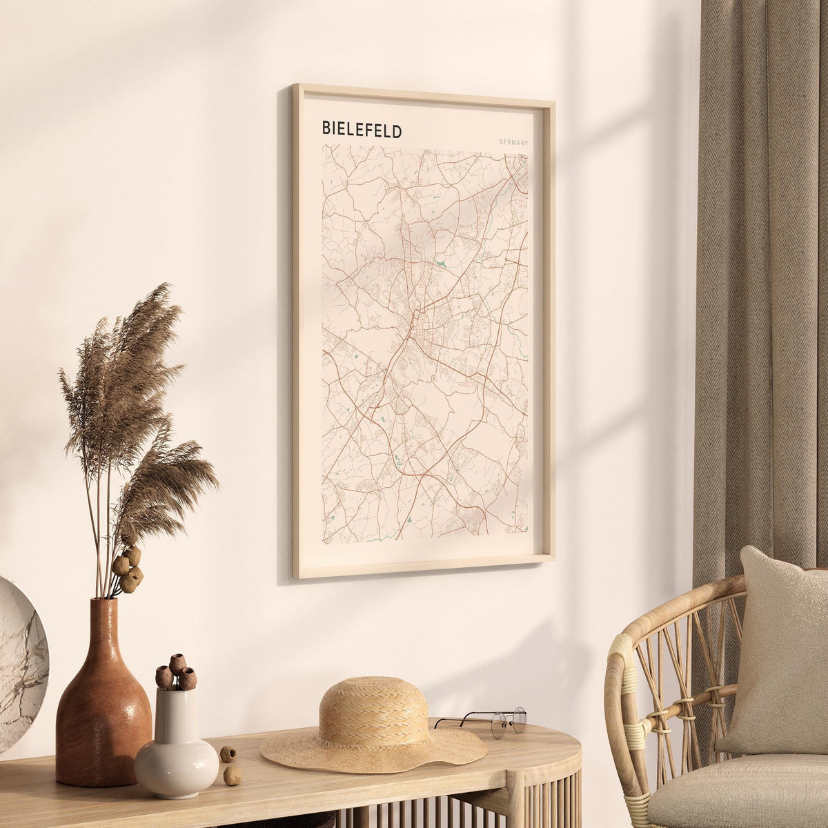 bielefeld germany map poster - image 2