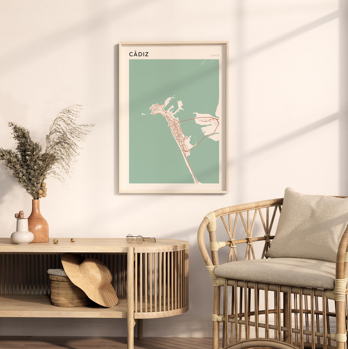 cadiz spain map poster - image 3