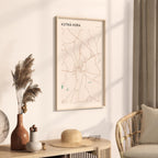 kutna hora czechia map poster - image 2