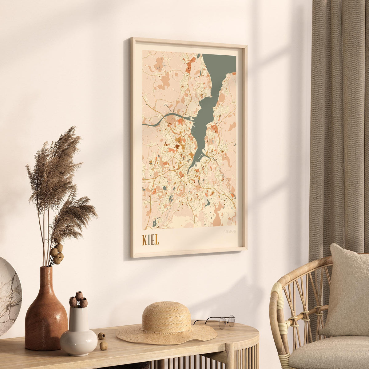 kiel germany map poster - image 2