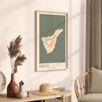 tenerife spain map poster - image 2